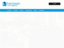 Tablet Screenshot of hermsen.de